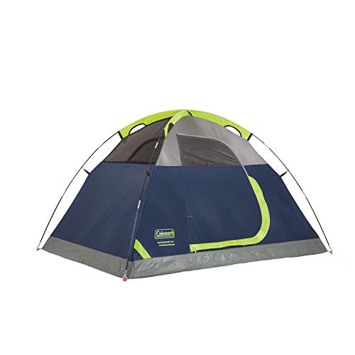 Coleman Sundome 4-Person Weatherproof Tent for Outdoor Adventures Sets Up in 10 Mins