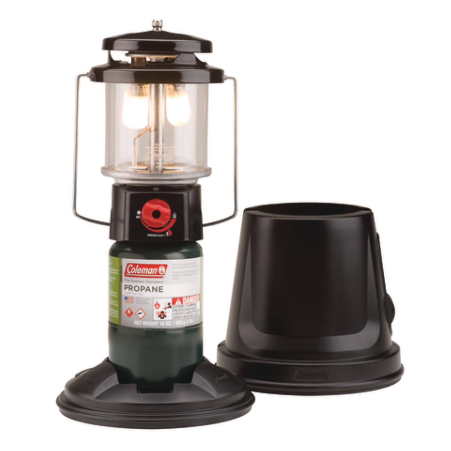 Coleman QuickPack Deluxe 1000 Lumens Propane Lantern Camping Power Outage