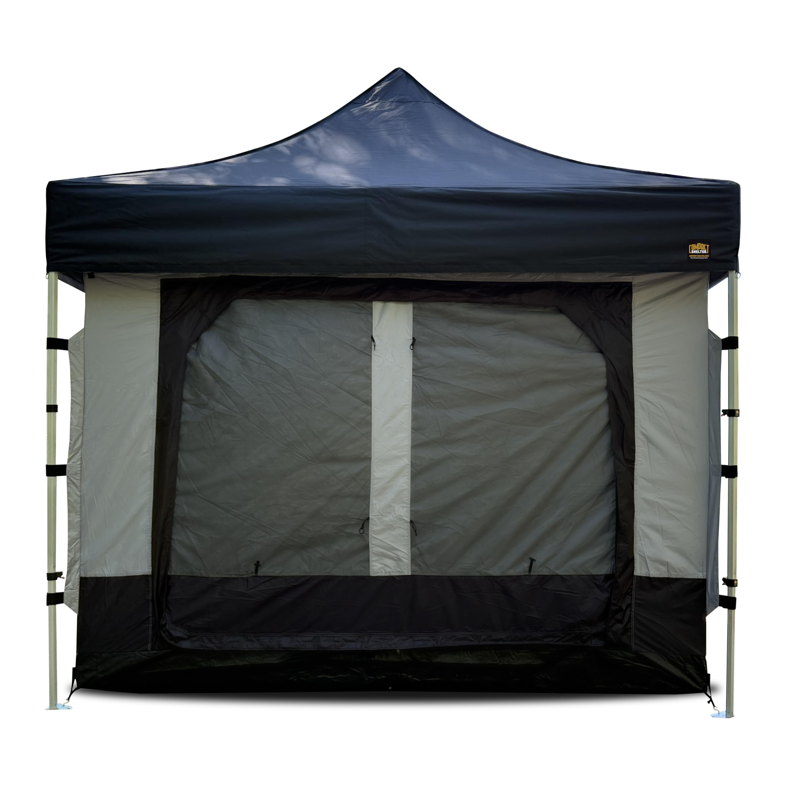 Compact Camper Tent Insert for Compact Shelter Converts to Enclosed Room with Mesh Windows Zippered Door Water-Resistant