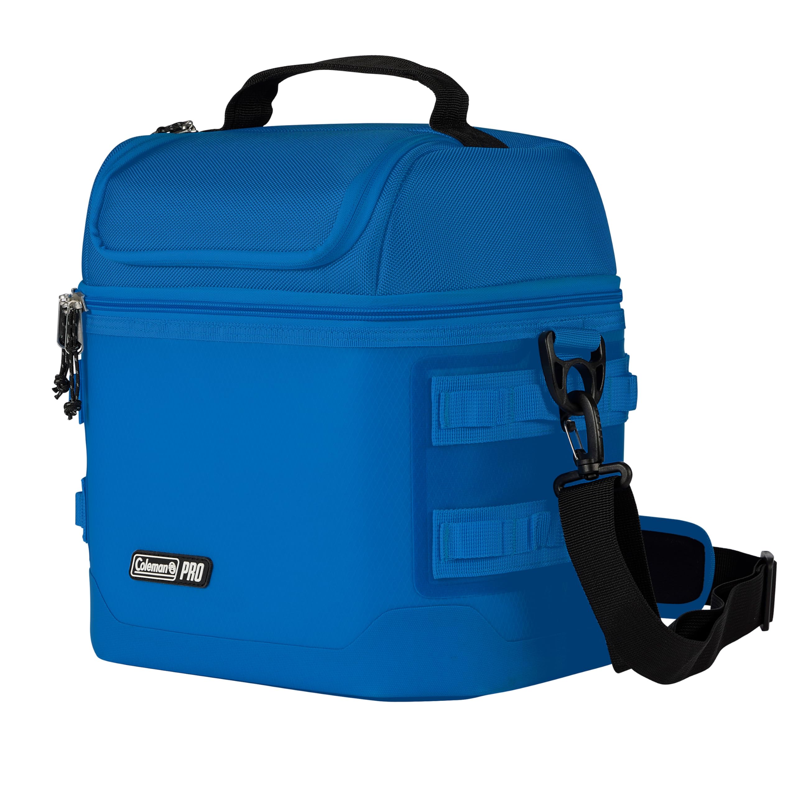 Coleman Pro 16-Can Premium Soft Cooler Lunchbox for Outdoor Adventurers | Fully Insulated Lid & Body Stays Cold up to 30