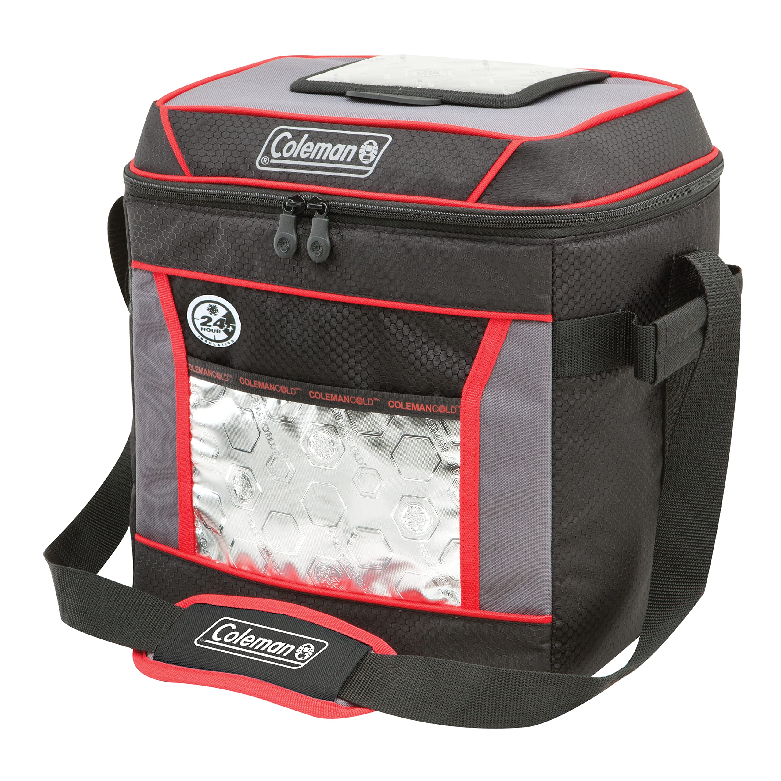 Coleman Soft Cooler Bag - Keeps Ice Up to 24 Hours | Perfect for Picnics, BBQs, Camping, Tailgating, and Outdoor Activit